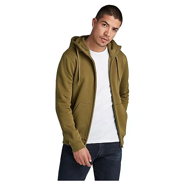 G-star Premium Core Sweatshirt Mit Reißverschluss M Light Antic Green günstig online kaufen