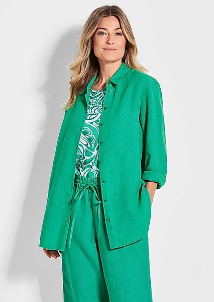 GOLDNER Langarmbluse Bequeme Damen Businessbluse günstig online kaufen