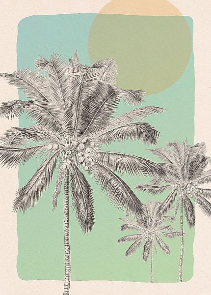 Komar Bild "Manhã Quente" Natur 1 Stk. tlg. Wandbild zur Dekoration - ohne günstig online kaufen