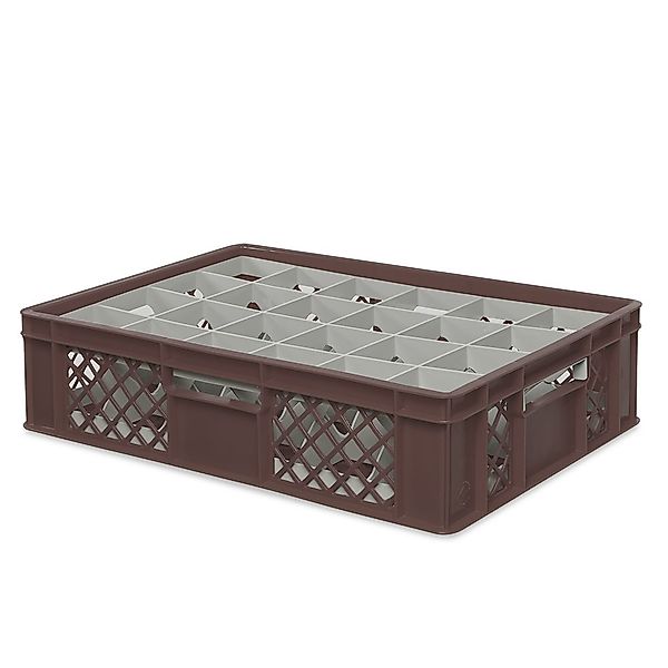 BRB-Lagertechnik Aufbewahrungskorb Gläserkiste 600x400 mm für günstig online kaufen