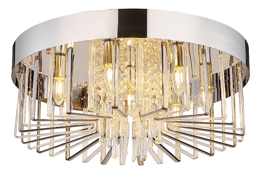 GLOBO LIGHTING Deckenleuchte »KIRINA« E14 1 Stk. Deckenlampe Wohnzimmer-Leu günstig online kaufen