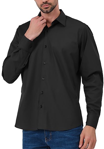 JEEL Langarmhemd Herren Hemd Langarm (1-tlg) günstig online kaufen