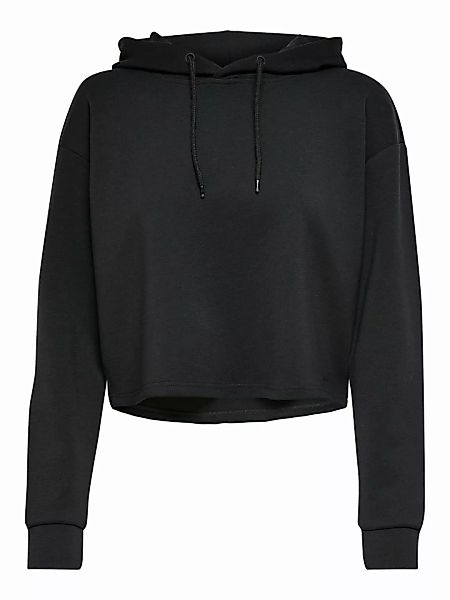 ONLY Kurz Geschnittener Sweatshirt Damen Schwarz günstig online kaufen