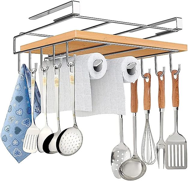 Rhein Beleuchtung Einhängekorb Edelstahl-Küchenregal ohne Bohren, günstig online kaufen