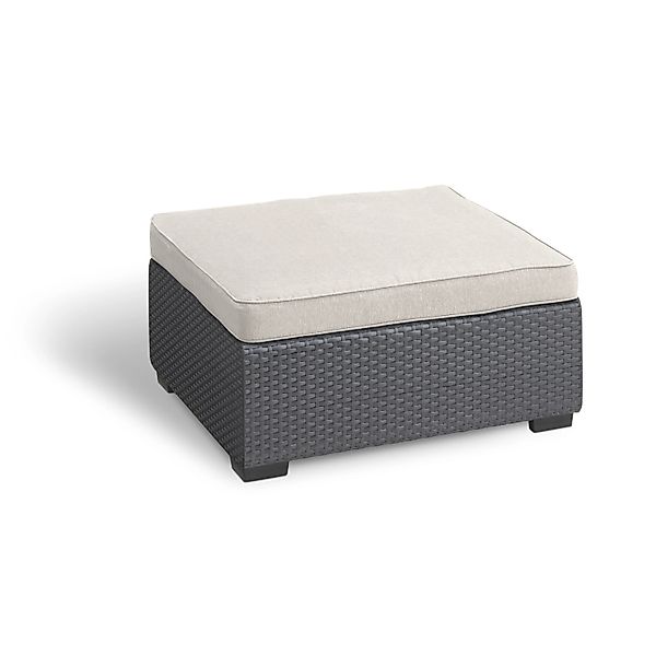 Allibert Gartenlounge-Hocker Salta Hocker mit Sand günstig online kaufen