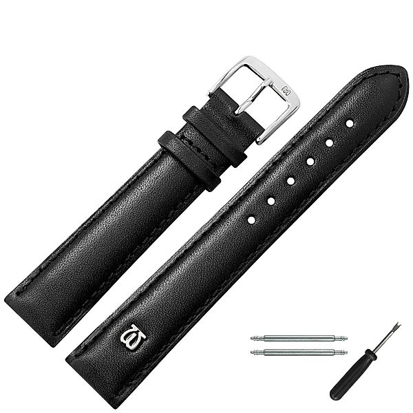 MARBURGER Uhrenarmband 20mm Leder günstig online kaufen
