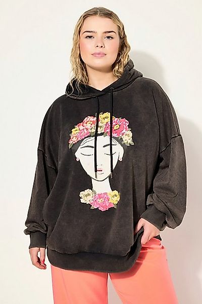 Studio Untold Sweatshirt Hoodie oversized Woman-Print Vintage-Look Langarm günstig online kaufen