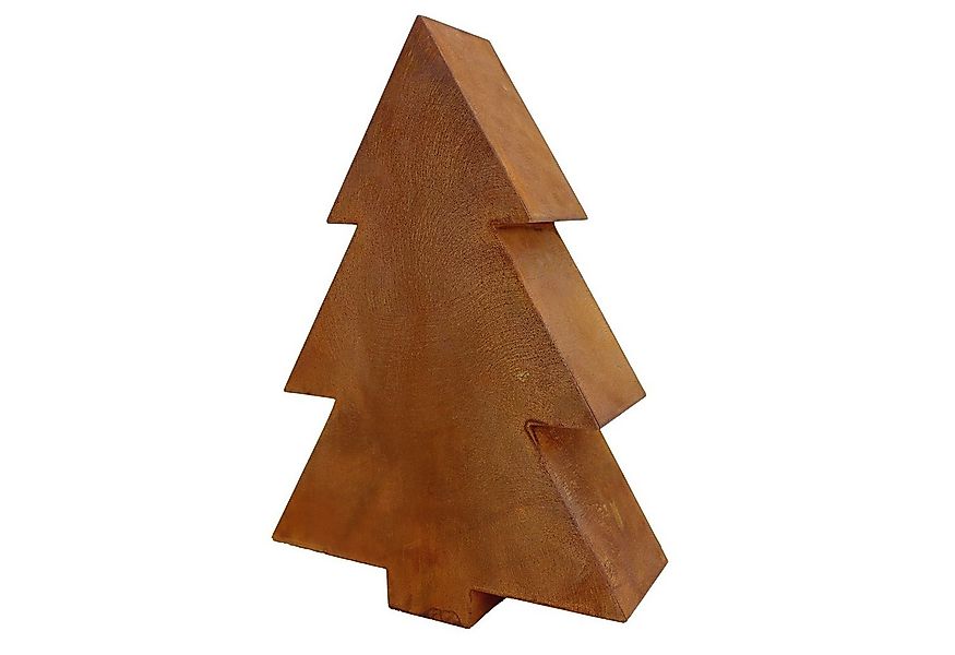 Rostikal Weihnachtsfigur Weihnachtsdeko Tannenbaum Metall Deko Weihnachten, günstig online kaufen