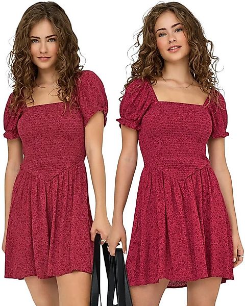 ONLY Minikleid (Set, 2er-Pack) florales Muster günstig online kaufen
