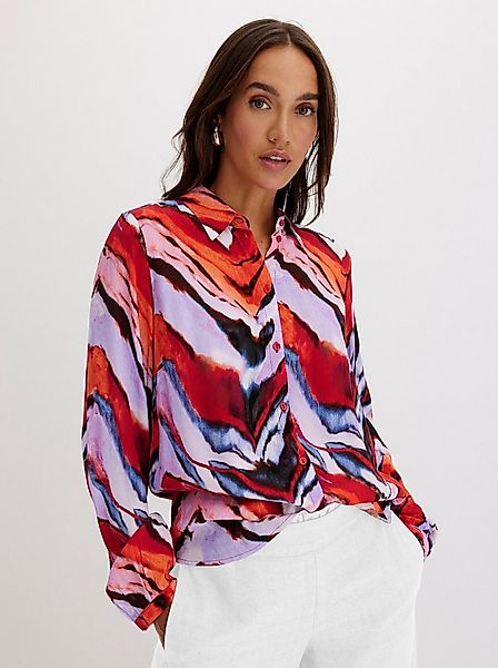 Witt Klassische Bluse Viskose-Bluse Langarm günstig online kaufen