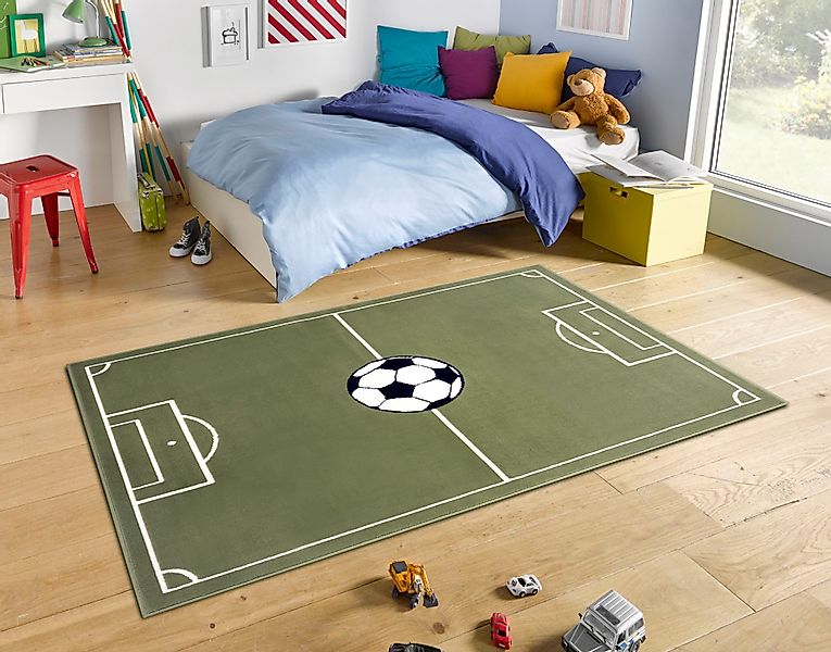 HANSE Home Teppich »Estadio«, rechteckig, 8 mm Höhe, Kinderteppich, Spielte günstig online kaufen