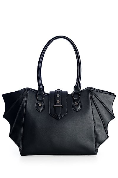 Banned Schultertasche Annabelle, Angenähte Fledermausflügel günstig online kaufen