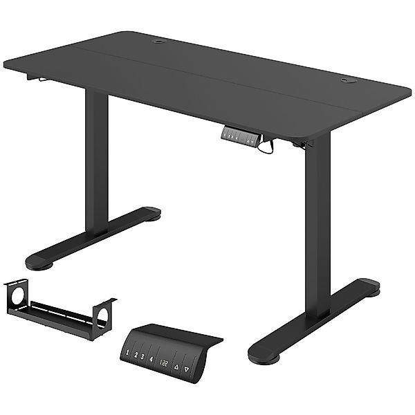 Vinsetto Steh-Sitz Schreibtisch, elektrisch, mit Anti-Kollision, Überhitzun günstig online kaufen