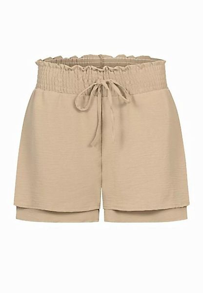 CLOUD 5IVE Shorts CLOUD 5IVE Musselin Shorts 2-Lagig mit Gummibund (1-tlg) günstig online kaufen