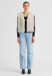 Milestone Fellimitatweste MSMichelle Damen Kunstfellweste elegant, günstig online kaufen