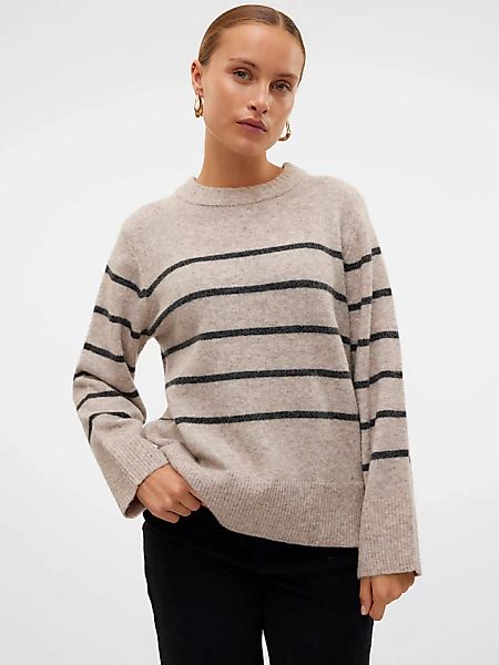 Vero Moda Strickpullover VMFLAWLESS LS O-NECK PULLOVER GA NOOS günstig online kaufen