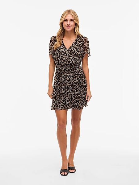 Vila Minikleid "VIFALIA V-NECK S/S SHORT DRESS- NOOS" Sommerkleid günstig online kaufen