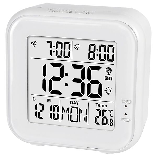 Funkwecker Digitaler Funk-Wecker mit Temperatur, Datum günstig online kaufen