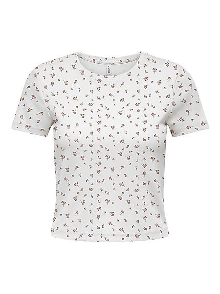 ONLY Kurzarmshirt ONLFENJA LIFE SS AOP TOP JRS NOOS Baumwollmischung, Cropp günstig online kaufen