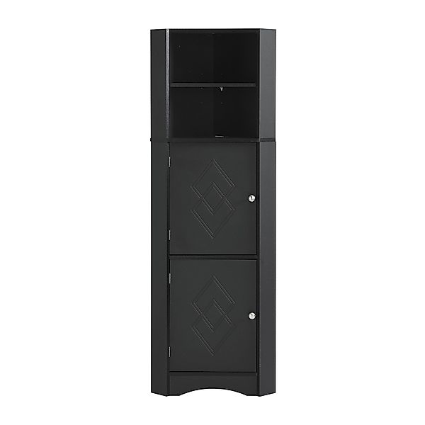 Merax Eckschrank mit Einlegböden,Badezimmerschrank,Badkommode,155cm günstig online kaufen