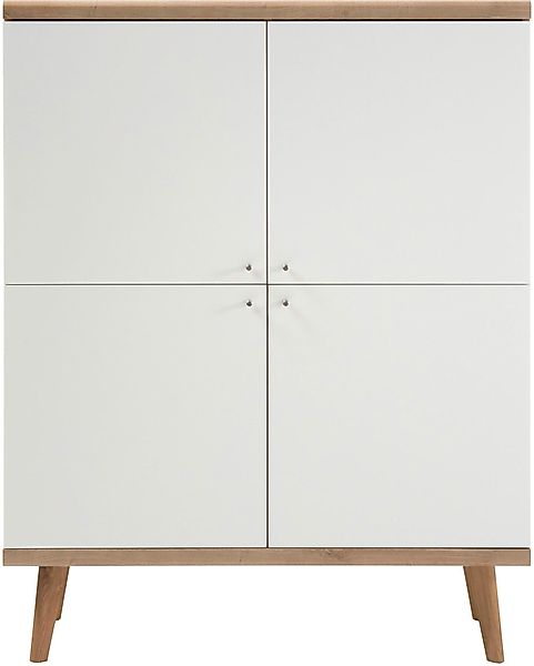 andas Highboard "Merle", Scandi Design, Breite 107 cm günstig online kaufen