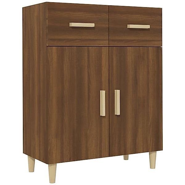vidaXL Sideboard Braun Eichen-Optik 69,5x34x89 cm Holzwerkstoff 817359 günstig online kaufen