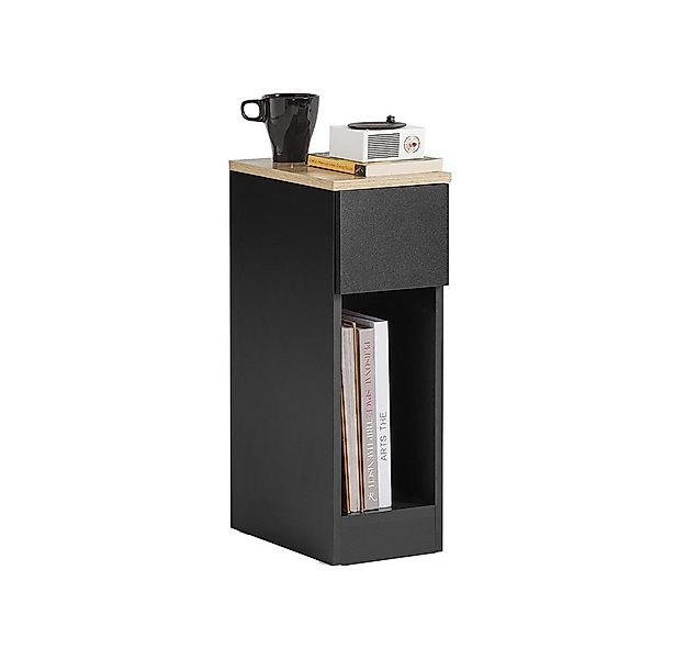 SoBuy Nachttisch FBT111, Beistelltisch mit Schublade und Ablage, Nightstand günstig online kaufen