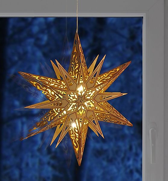 Haushalt International LED Stern Beleuchteter Weihnachtsdeko günstig online kaufen