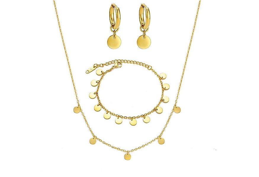 Kim Johanson Schmuckset Plättchen (Set, 3-tlg., inkl. Schmuckbox), aus Edel günstig online kaufen