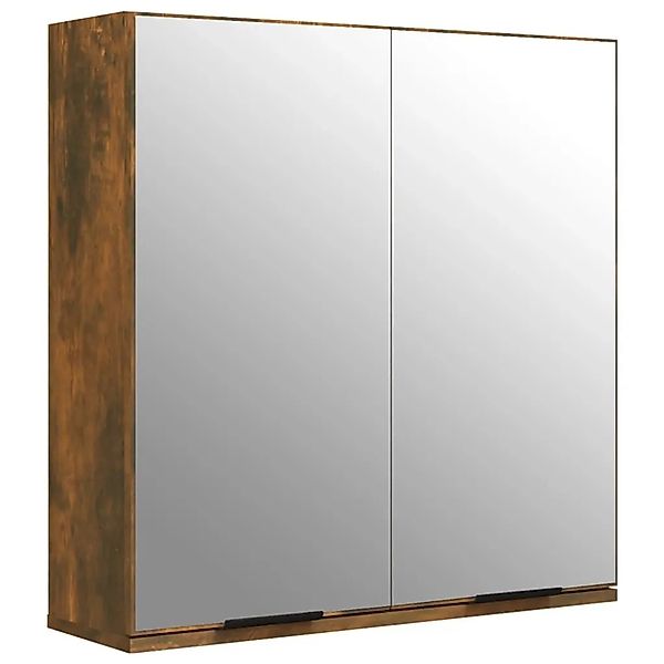 vidaXL Bad-Spiegelschrank Räuchereiche 64x20x67 cm 817066 günstig online kaufen
