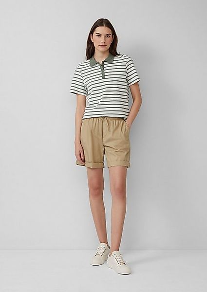 s.Oliver Poloshirt Verkürztes Poloshirt aus Baumwollpiqué günstig online kaufen