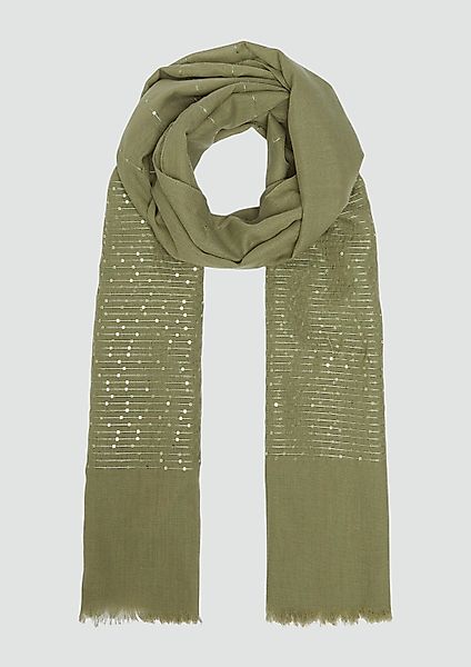 s.Oliver Schal Tuch, Festiver Schal mit günstig online kaufen