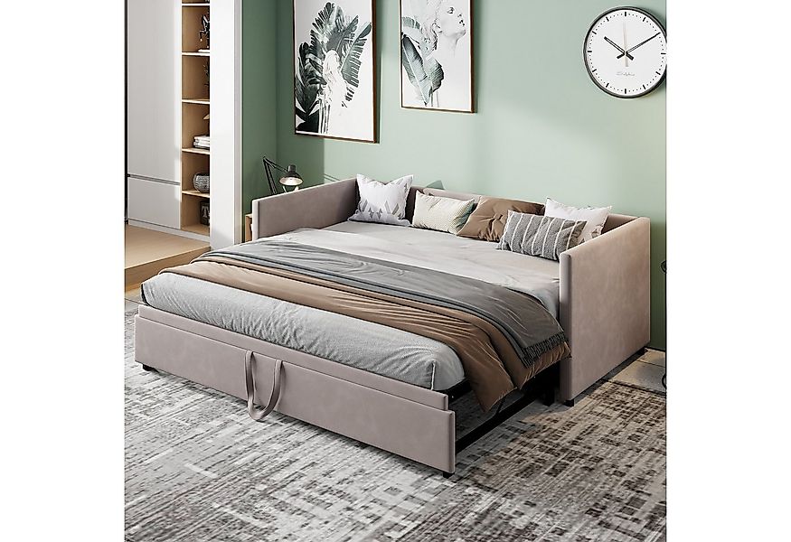 NMCXXO Polsterbett Polsterbett mit Schlafsofa-Funktion – Modern & bequem, P günstig online kaufen