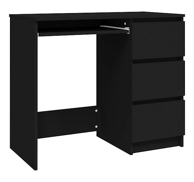 furnicato Schreibtisch Schwarz 90x45x76 cm Holzwerkstoff (1-St) günstig online kaufen