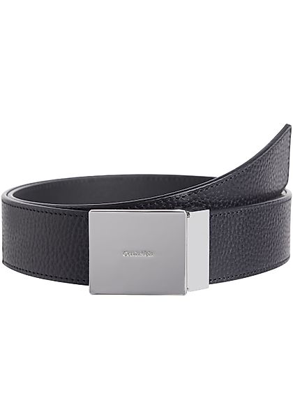 Calvin Klein Ledergürtel "ADJ CASUAL PLAQUE PB 35MM", mit Logoschriftzug günstig online kaufen