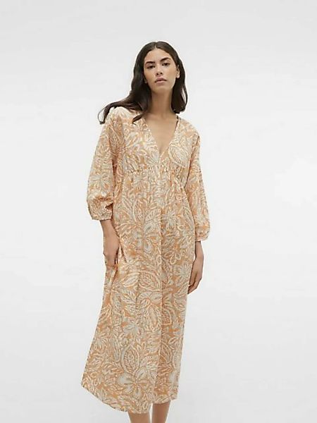 Vero Moda Sommerkleid VMNETHE 3/4 7/8 DRESS WVN mit Leinen günstig online kaufen