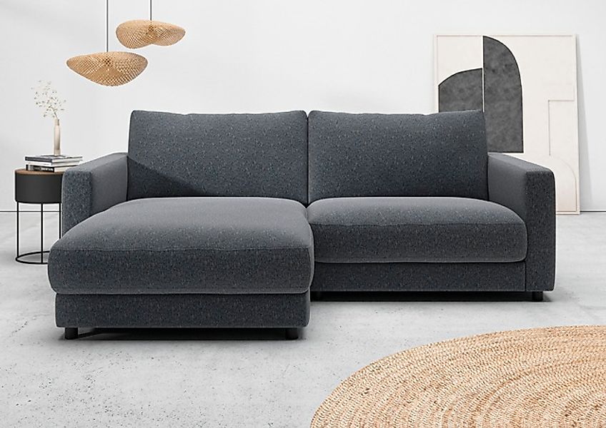 Home affaire Ecksofa »Ecksofa Jiro, L-Form, große Sitztiefe, Breite 226 cm« günstig online kaufen