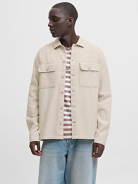 Jack & Jones Langarmhemd "JJECHARGE OVERSHIRT LS NOOS" günstig online kaufen