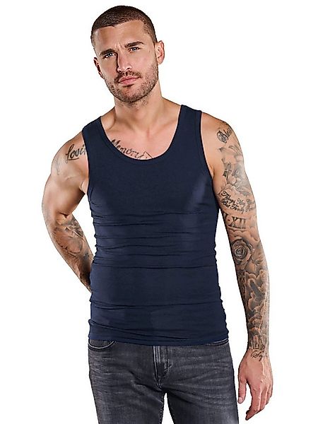 emilio adani Ripptanktop Herren Tank Top, Saphirblau günstig online kaufen