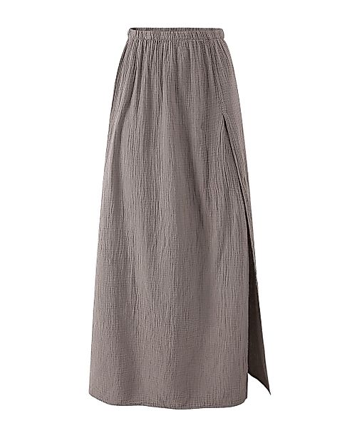 SASSYCLASSY Maxirock Langer Musselin Rock mit günstig online kaufen