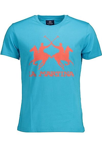 La Martina T-Shirt Stilvolles Herren T-Shirt in Blau - Regular Fit mit günstig online kaufen