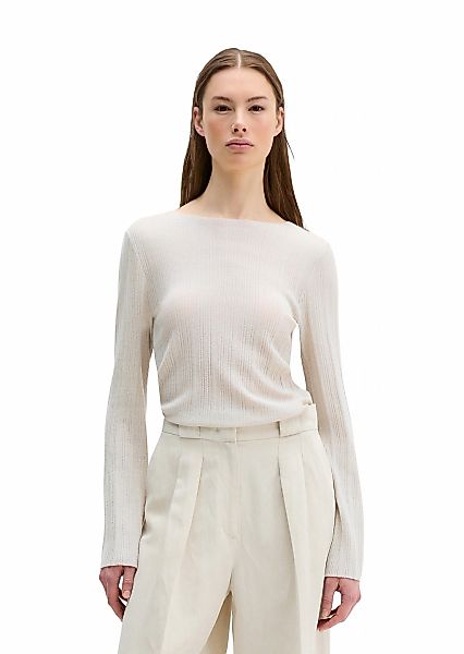 Marc OPolo Strickpullover "aus edlem Viskose-Leinen-Mix" günstig online kaufen