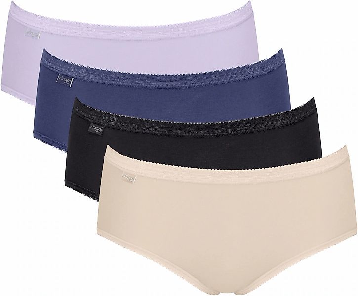 sloggi Midislip "Basic+ Midi C4P" 4er Pack, perfekter Sitz günstig online kaufen