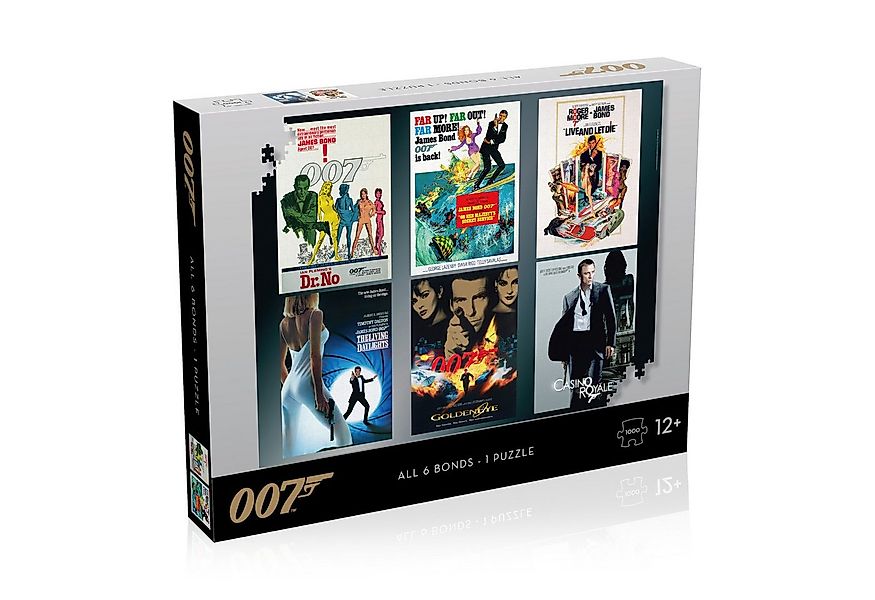 Winning Moves Puzzle James Bond Puzzle - 1000 Teile - All Debut Posters - a günstig online kaufen