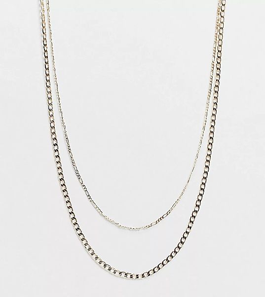 Image Gang – Mehrreihige Halsketten im Set in Goldoptik günstig online kaufen
