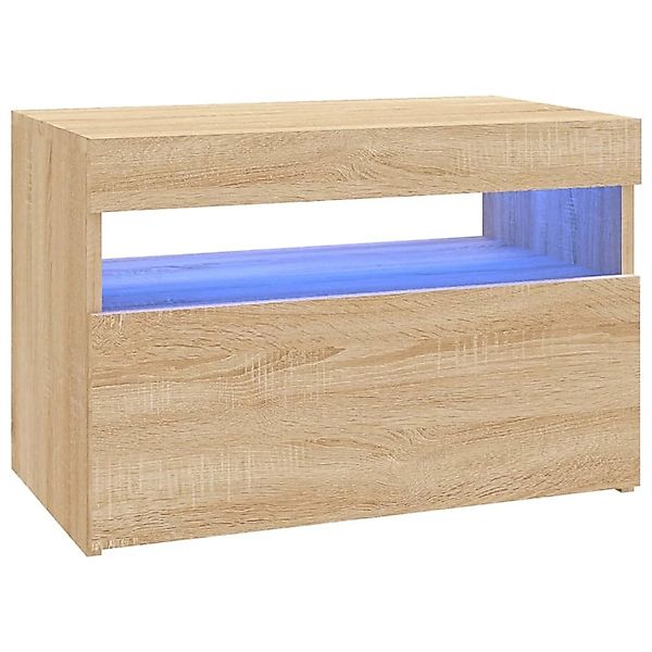 Tv-schränke Led-leuchten 2 Stk. Sonoma-eiche 60x35x40 Cm günstig online kaufen