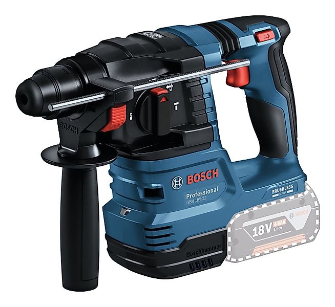 BOSCH Akku-Kombibohrhammer GBH 18V-22, 18 V, max. 1050 U/min, Bohrhammer mi günstig online kaufen