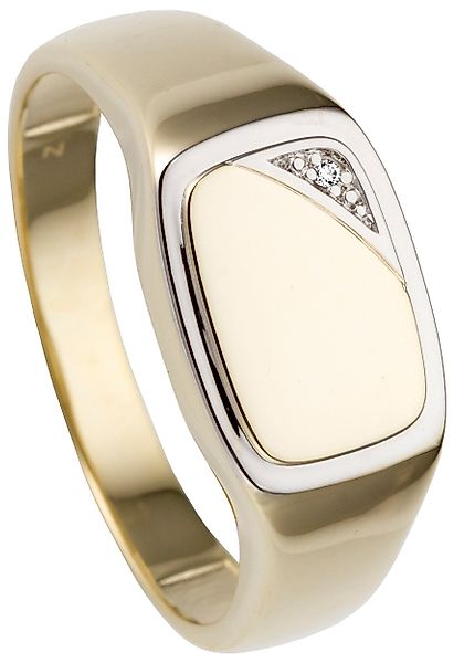 JOBO Fingerring Ring mit Diamant, 585 günstig online kaufen