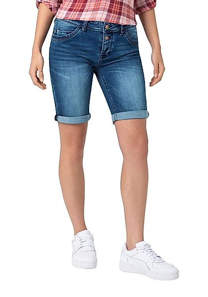 TIMEZONE Damen Jeans Short SLIM NALITZ - Slim Fit - Blau - Bold Blue Wash günstig online kaufen