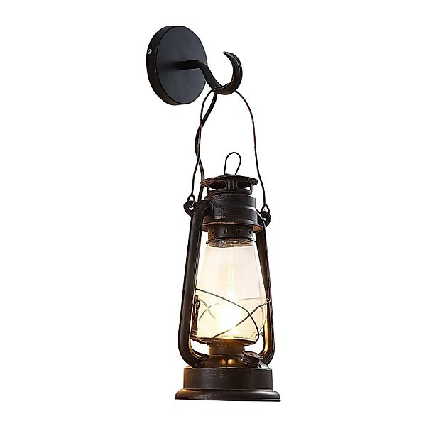 Lindby Wandleuchte Wandlampe Innen Laterne Raisa 9624811 Retro Vintage Anti günstig online kaufen